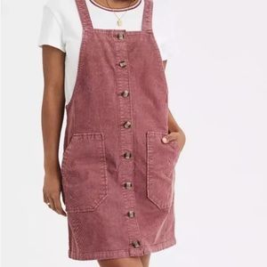 Corduroy Overall Dress